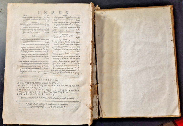 TRACTATUS DE CAMBII di Raffaele De Turri 1641 Calenzanus Genova …