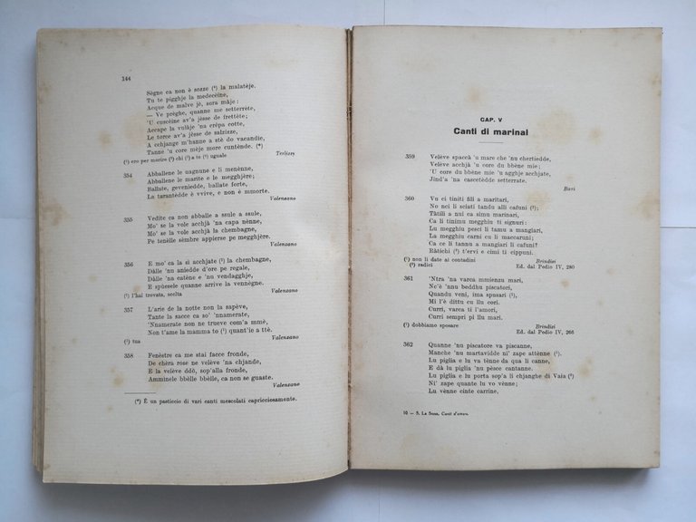 TRADIZIONI POPOLARI PUGLIESI di Saverio La Sorsa Canti D'amore 2 …