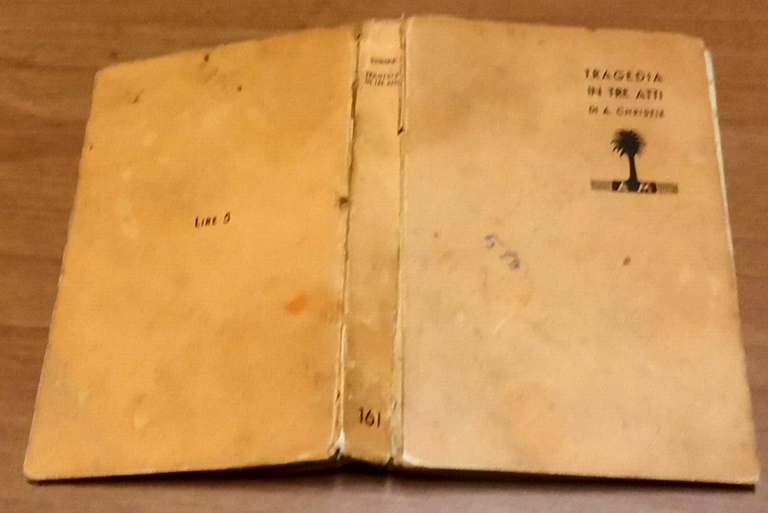 TRAGEDIA IN TRE ATTI di Agatha Christie 1937 Mondadori Libri …