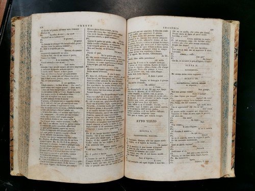 TRAGEDIE di Vittorio Alfieri da Asti 1840 stamperia libreria Morello …