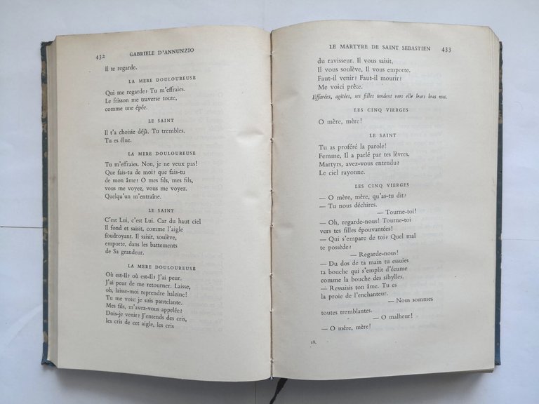 TRAGEDIE SOGNI E MISTERI di Gabriele d'Annunzio Volume 2 1942 …