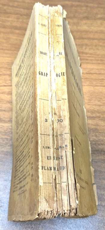 TRAITÈ PRATIQUE DE GRAPHOLOGIE di Crepieux Jamin Libro Flammarion grafologia