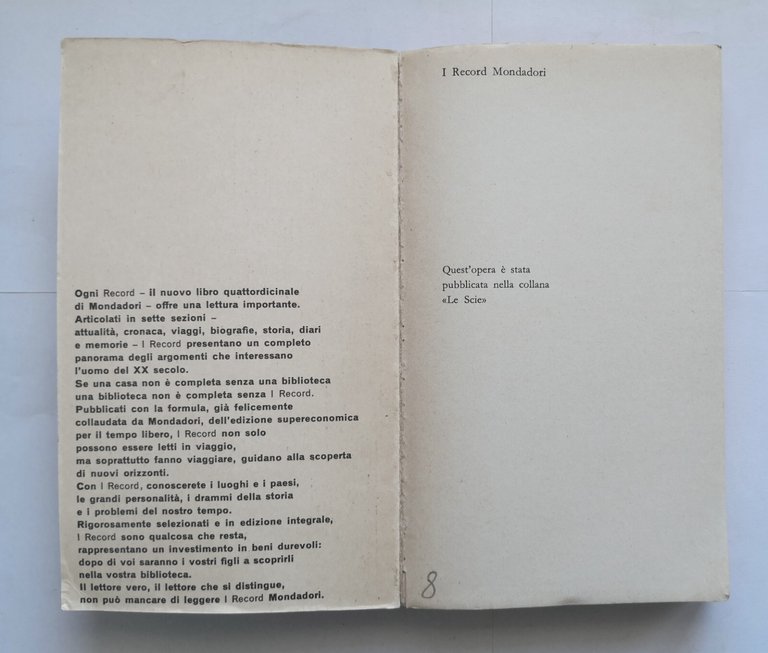 TRAMONTO DI UNA GRANDE MARINA di Angelo Iachino 1966 Mondadori …