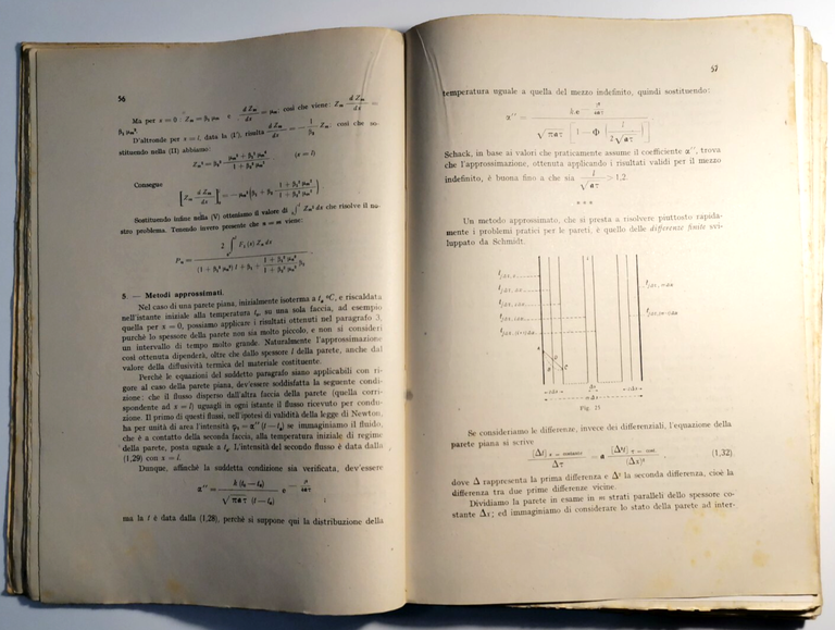 TRASMISSIONE DEL CALORE di Dalberto Faggiani 1946 Tamburini libro ingegneria | Immagine Gallery 3