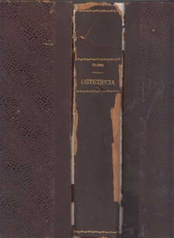 TRATTATO COMPLETO DI OSTETRICIA di Ernesto Bumm 1909 Libro vintage …
