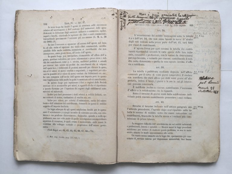 TRATTATO DELL'IMPOSTA SUI REDDITI DI RICCHEZZA MOBILE di Madon e …