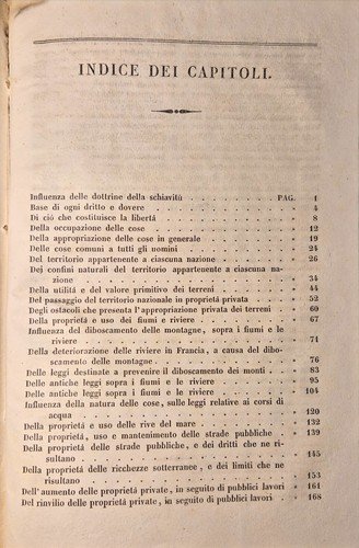 TRATTATO DELLA PROPRIETÀ di Carlo Comte 1838 Migliaresi Livorno Libro …