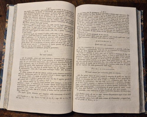 TRATTATO DELLE SERVITÙ di Pardessus 1832 Napoli Libro Antico servizio …