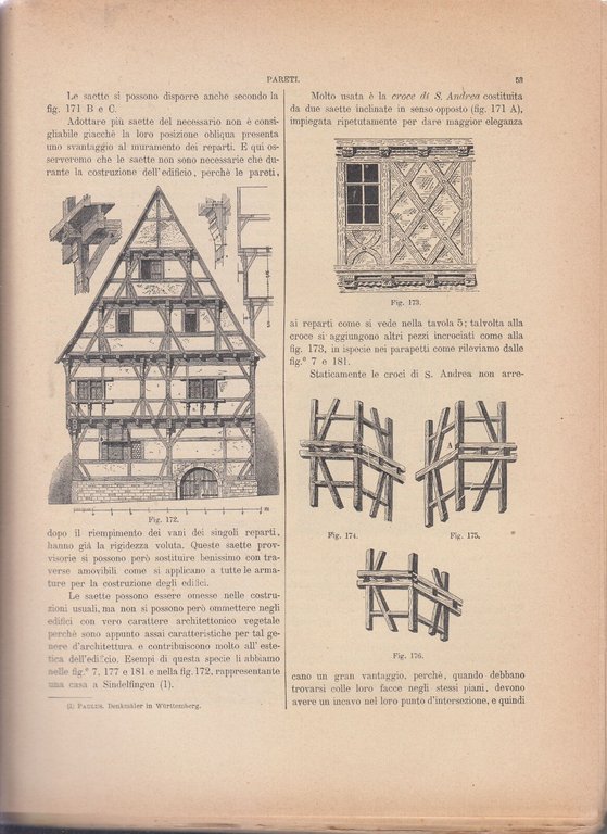 TRATTATO DI COSTRUZIONI CIVILI Breymann 7 volumi 1925 Vallardi libro …