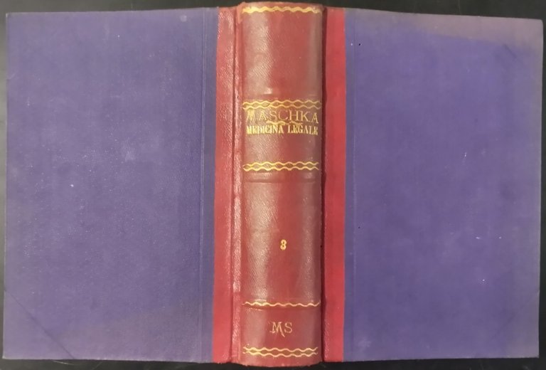 TRATTATO DI MEDICINA LEGALE 4 VOLUMI G Maschka 1889 1893 …