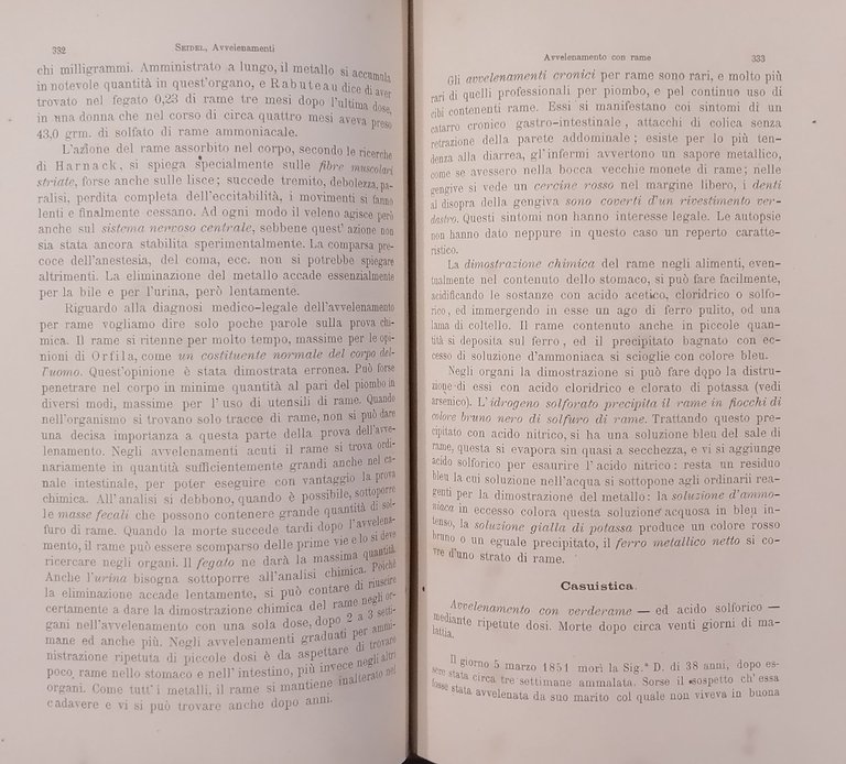 TRATTATO DI MEDICINA LEGALE 4 VOLUMI G Maschka 1889 1893 …