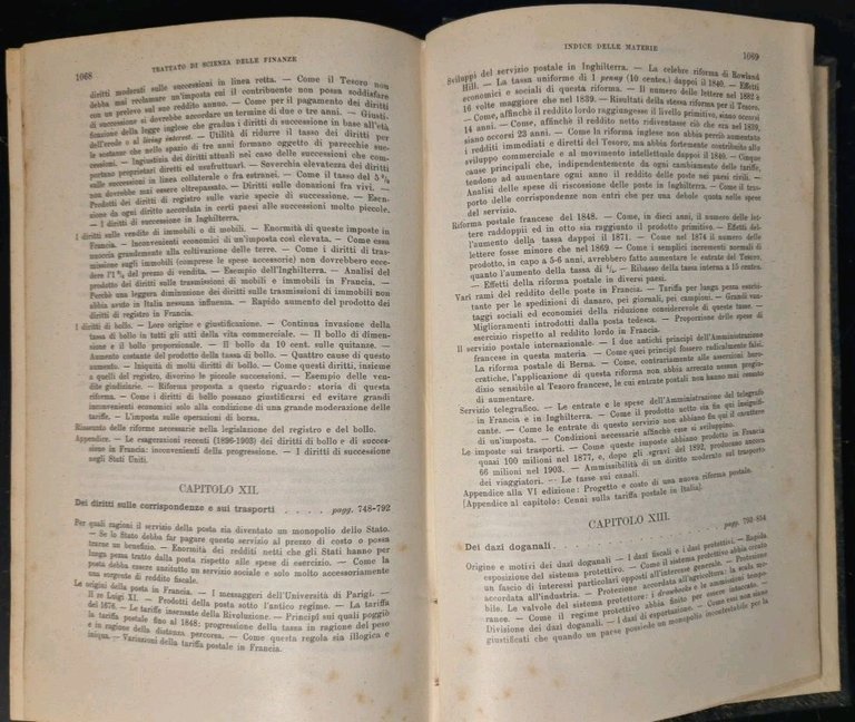 TRATTATO DI SCIENZA DELLE FINANZE Leroy Beaulieu 1906 UTET libro …