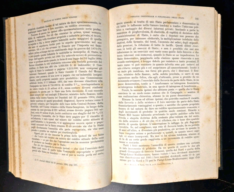 TRATTATO DI SCIENZA DELLE FINANZE Leroy Beaulieu 1906 UTET libro …