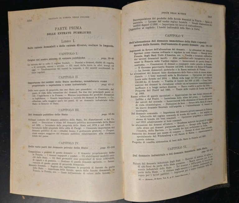 TRATTATO DI SCIENZA DELLE FINANZE Leroy Beaulieu 1906 UTET libro …