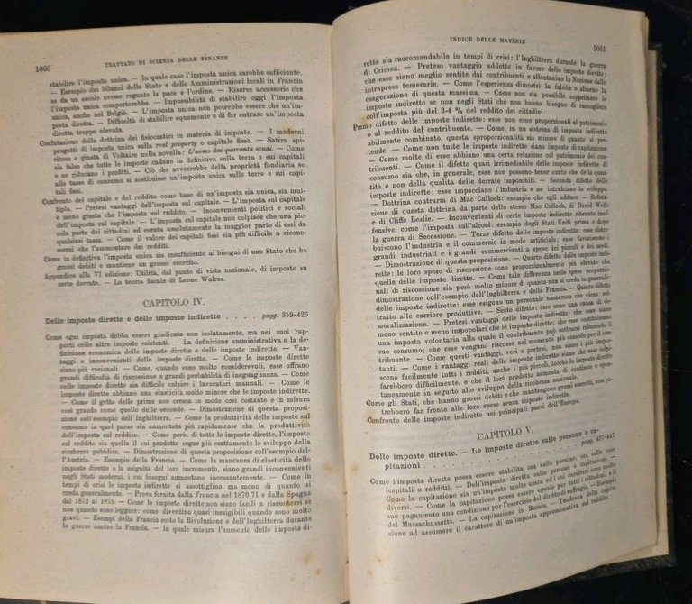 TRATTATO DI SCIENZA DELLE FINANZE Leroy Beaulieu 1906 UTET libro …