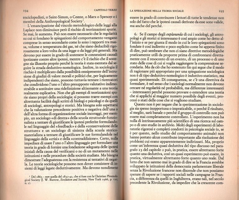 TRATTATO DI TEORIA SOCIALE di Walter G Runciman 1995 Einaudi …