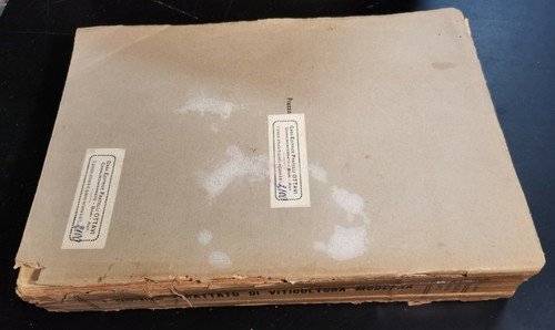 TRATTATO DI VITICOLTURA MODERNA volume I Carpentieri 1947 Ottavi Libro …