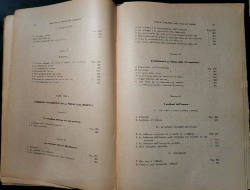 TRATTATO DI VITICOLTURA MODERNA volume I Carpentieri 1947 Ottavi Libro …