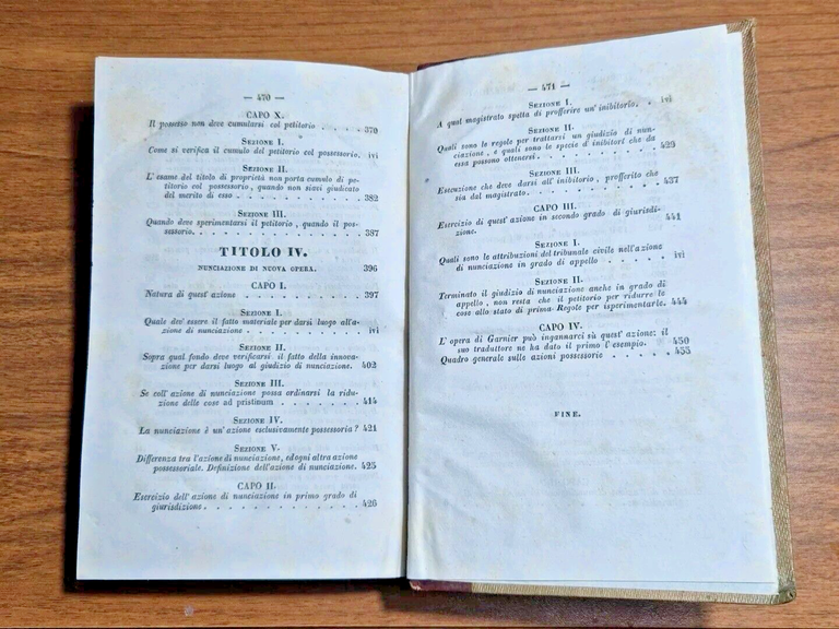 TRATTATO SULLE AZIONI POSSESSORIE Regno delle Due Sicilie di Volpe …