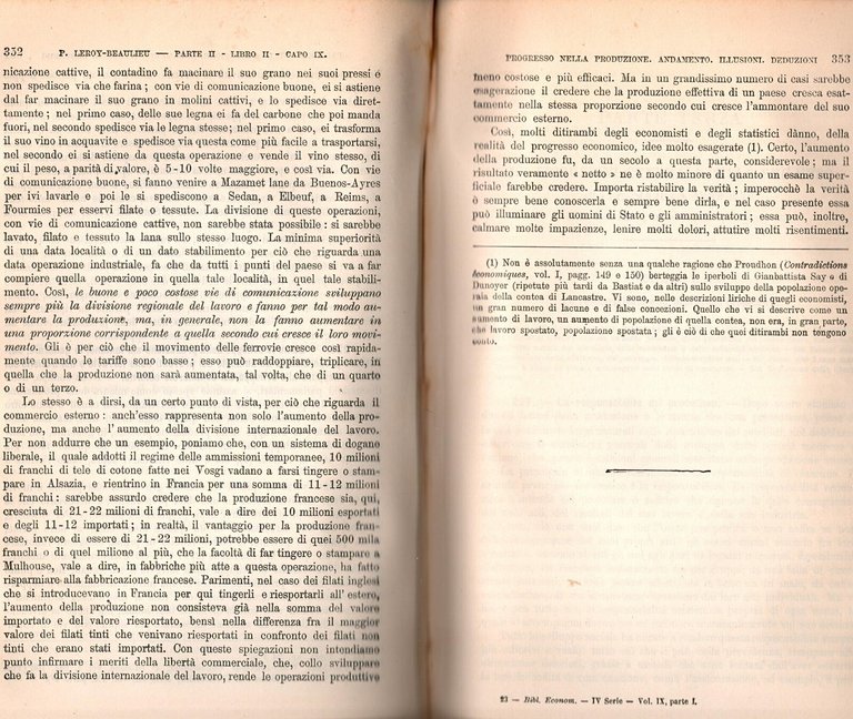 TRATTATO TEORICO PRATICO DI ECONOMIA POLITICA V 1 Leroy Beaulieu …