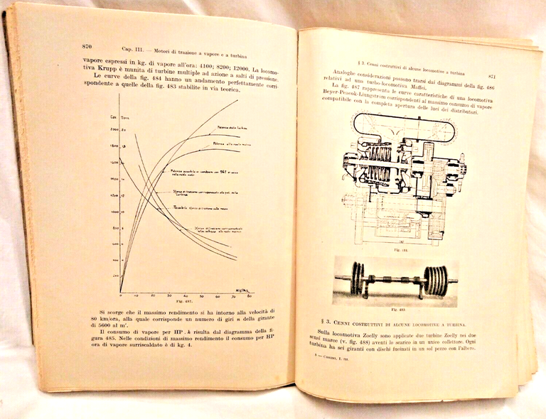 TRAZIONE TERMICA ECONOMIA DEI TRASPORTI di Felice Corini 1950 UTET …