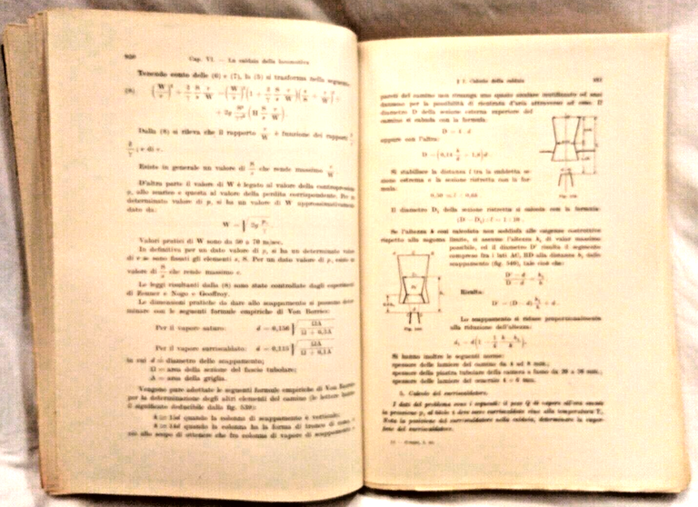 TRAZIONE TERMICA ECONOMIA DEI TRASPORTI di Felice Corini 1950 UTET …