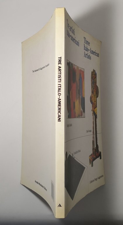 TRE ARTISTI ITALO AMERICANI Catalogo Mostra 1988 Mondadori Libro Three …