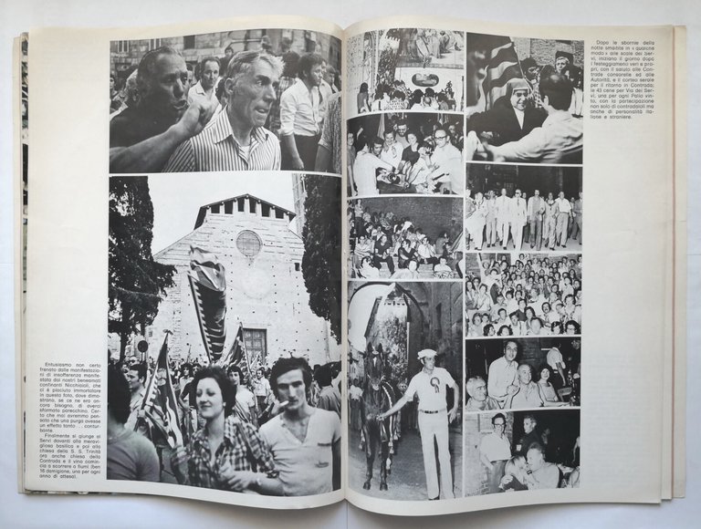 TRE GIRI DI LIBERAZIONE 1974 Palio Di Siena Contrada Valdimontone …