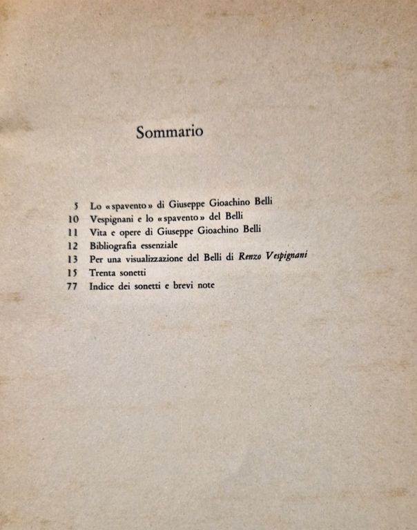 TRENTA SONETTI di Giuseppe Gioachino Belli con le incisioni di … | Immagine Gallery 4