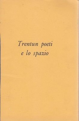 TRENTUN POETI E LO SPAZIO Casa Editrice G D’Anna agenda …