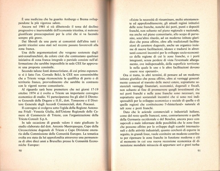 TRIESTE ADDIO ? di Gianni Marchio 1984 Reverdito Libro UNA …