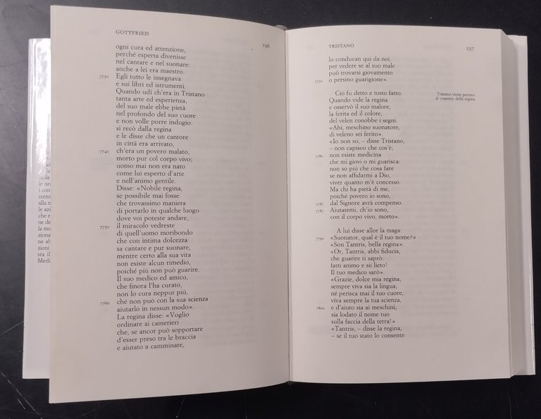 TRISTANO di Gottfried von Strassburg 1985 Einaudi Libro I Millenni