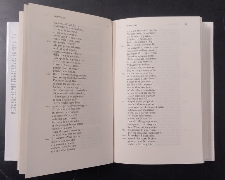 TRISTANO di Gottfried von Strassburg 1985 Einaudi Libro I Millenni