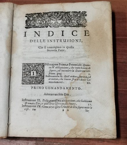 TROMBA CATECHISTICA SPIEGAZIONE DOTTRINA CRISTIANA 2 di Ardia 1713 Libro …