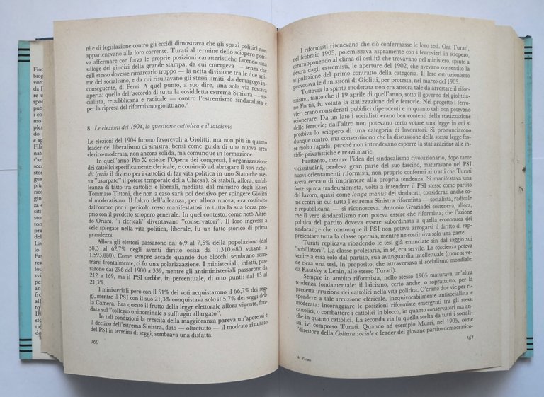 TURATI di Franco Livorsi 1984 Rizzoli Libro cinquant'anni socialismo biografia