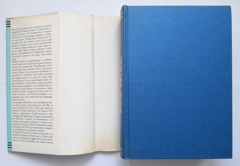 TURATI di Franco Livorsi 1984 Rizzoli Libro cinquant'anni socialismo biografia