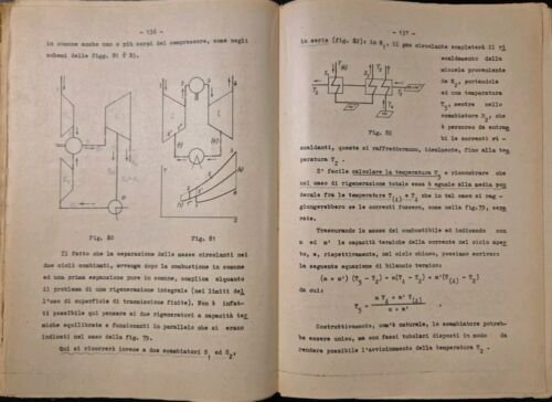 TURBINE A GAS E TURBOREATTORI di Antonio Capetti 1955 Libreria …