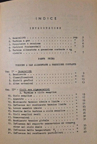 TURBINE A GAS E TURBOREATTORI di Antonio Capetti 1955 Libreria …