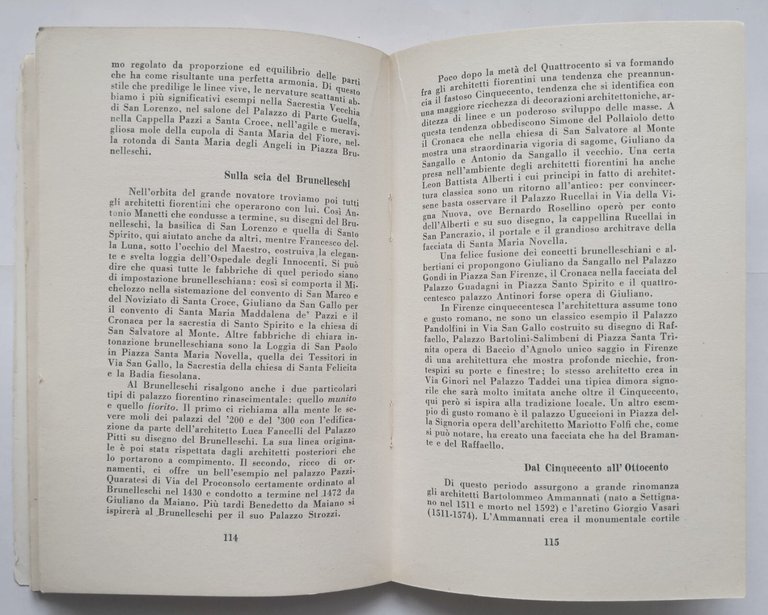 TUTTA FIRENZE di Eugenio Pucci 1955 Valmartina libro storia dedica …