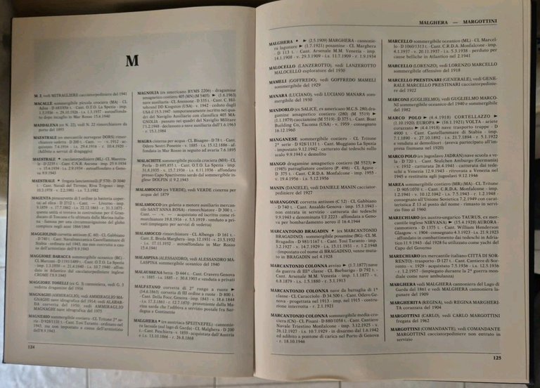 TUTTE LE NAVI MILITARI D' ITALIA 1861 - 1986 REPERTORIO …