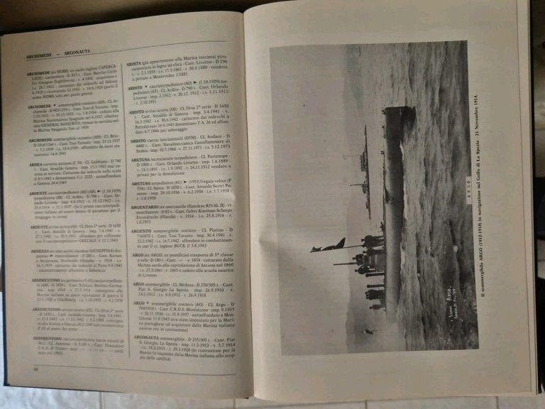 TUTTE LE NAVI MILITARI D' ITALIA 1861 - 1986 REPERTORIO …