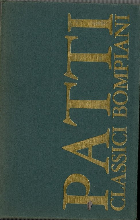 TUTTI I ROMANZI DI ERCOLE PATTI 1972 Bompiani Libro Giovannino …