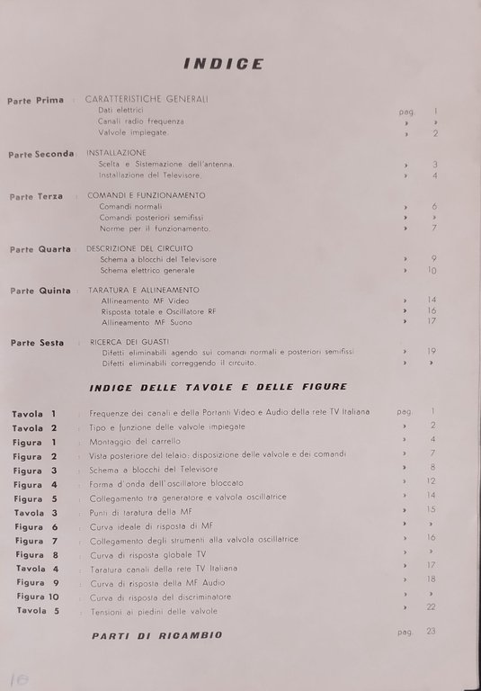 TV SERVIZIO TECNICO 4 Radio Allocchio Bacchini modelli 175c 17m10 …