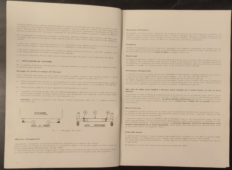 TV SERVIZIO TECNICO 4 Radio Allocchio Bacchini modelli 175c 17m10 …