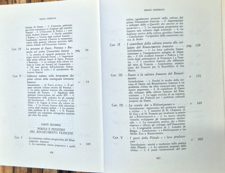 UMANESIMO RINASCIMENTO BAROCCO IN FRANCIA di Franco Simone 1968 Mursia …