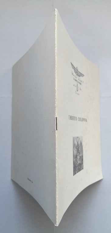 UMBERTO COLONNA mostra 1989 GrafiSystem brochure autografata dedica