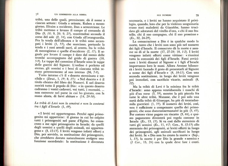 UN COMMENTO ALLA BIBBIA Pentateuco libri storici di Sergio Quinzio …