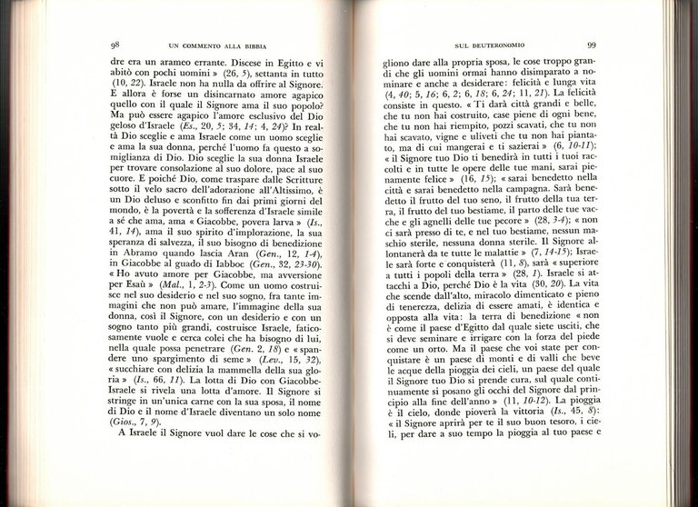 UN COMMENTO ALLA BIBBIA Pentateuco libri storici di Sergio Quinzio …
