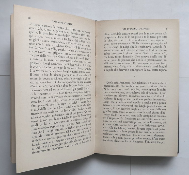 UN INGANNO D'AMORE e alcuni racconti di Giovanni Comisso 1953 …
