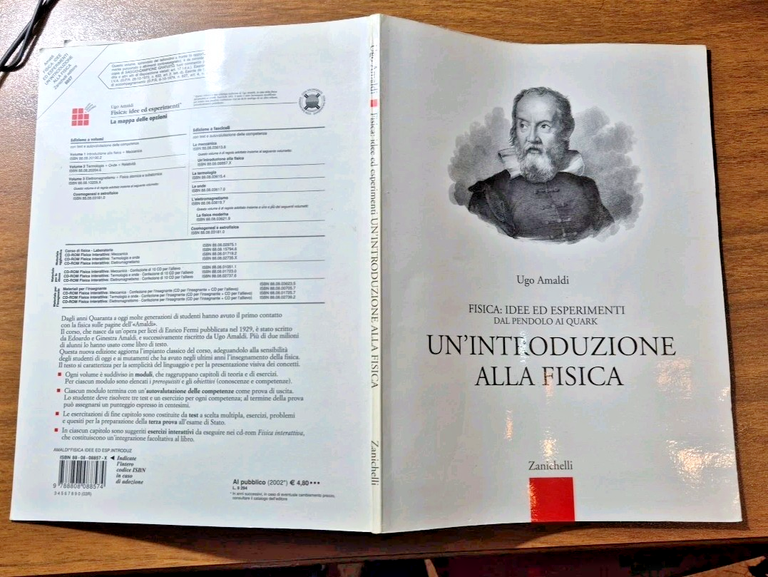 UN'INTRODUZIONE ALLA FISICA di Ugo Amaldi 2002 Zanichelli libro